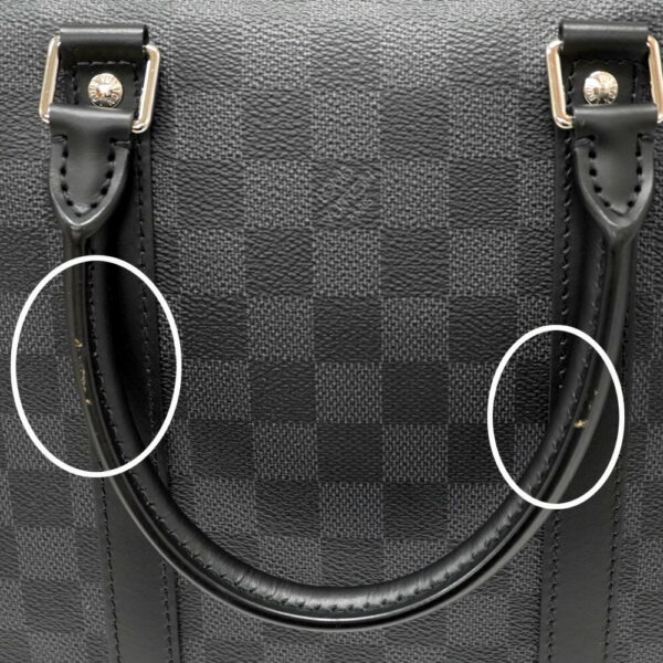 3 9 Louis Vuitton Porte de Cumin Voyage Business Bag Damier Graphite