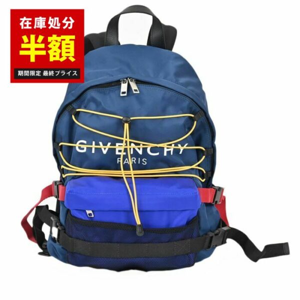 3000029971hangakuzik Givenchy Backpack Nylon Blue