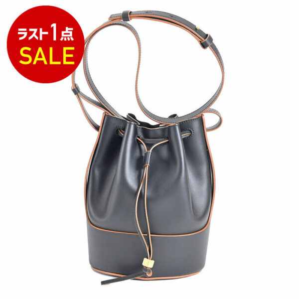 3000042210last1 LOEWE Balloon Small Bag Leather Black