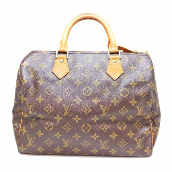 3002 1 Louis Vuitton Speedy 30 Handbag Monogram Brown