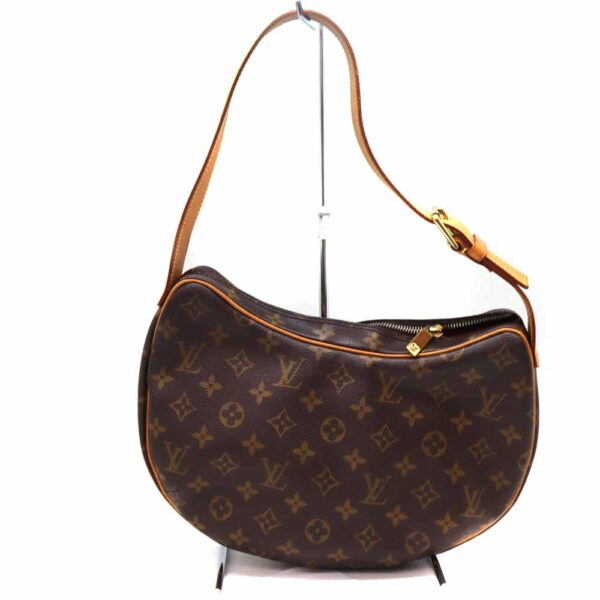 3080 2 Louis Vuitton Croissant MM Shoulder Bag Monogram