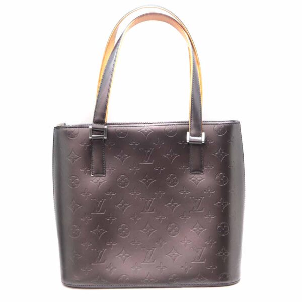 3081 1 Louis Vuitton Stockton Tote Bag Monogram Matte Black