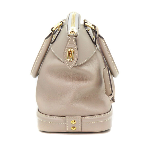 3119 4 Louis Vuitton Lockit PM Handbag Leather Beige