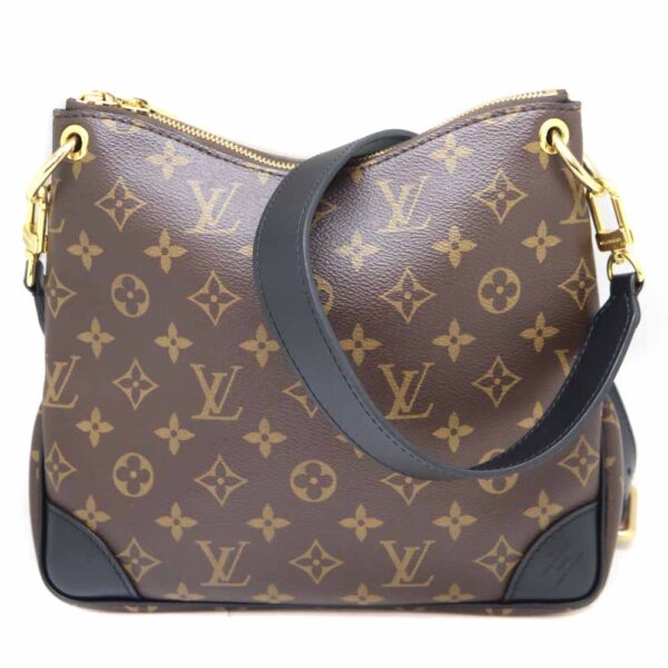 3138 2 Louis Vuitton Odeon NM PM Shoulder Bag Monogram Canvas Brown