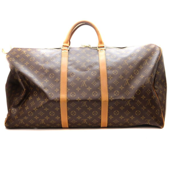 3167 2 Louis Vuitton Keepall 60 Bag Monogram Canvas