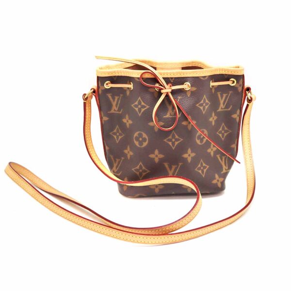 3170 1 Louis Vuitton Nano Noe Bag Monogram Canvas Brown