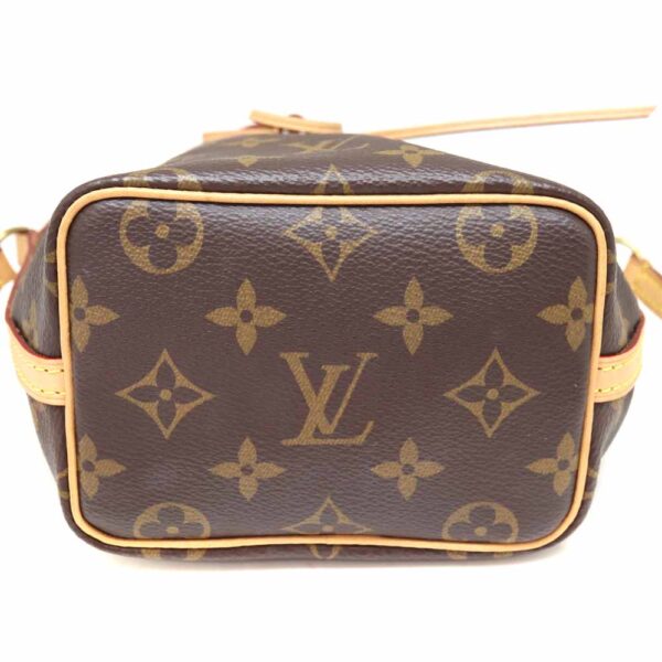 3170 5 Louis Vuitton Nano Noe Bag Monogram Canvas Brown