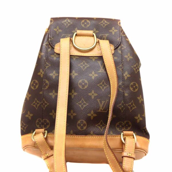 3190 2 Louis Vuitton Montsouris MM Rucksack Monogram Canvas Brown