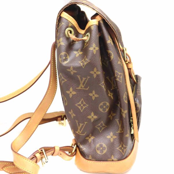 3190 4 Louis Vuitton Montsouris MM Rucksack Monogram Canvas Brown