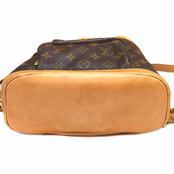 3190 5 Louis Vuitton Montsouris MM Rucksack Monogram Canvas Brown