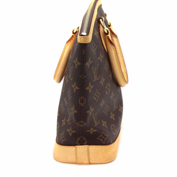 3206 3 Louis Vuitton Lockit Handbag Monogram Canvas Brown