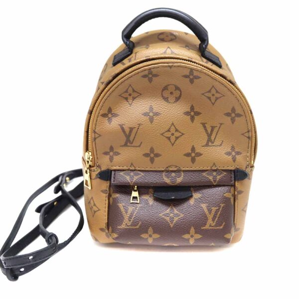 3259 1 Louis Vuitton Palm Springs Backpack Mini Monogram Reverse Brown