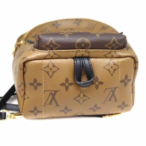 3259 5 Louis Vuitton Palm Springs Backpack Mini Monogram Reverse Brown