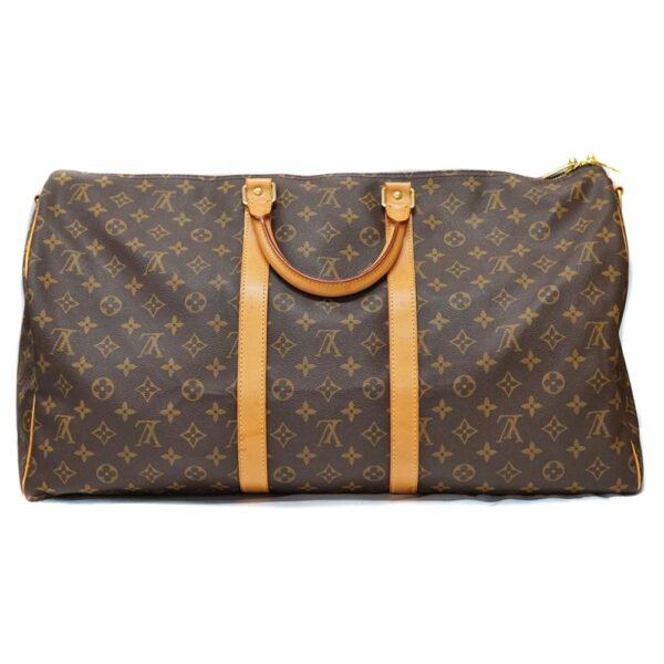 3282 2 Louis Vuitton Keepall Bandouliere 55 Bag Monogram Canvas