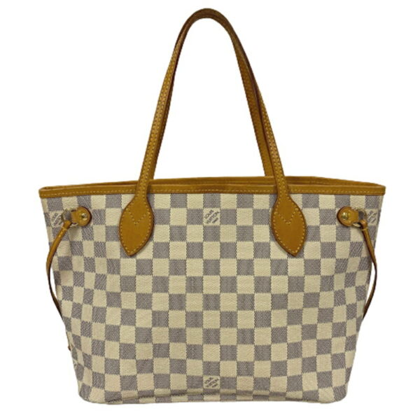 33 20231003 Louis Vuitton Neverfull PM Tote Bag Damier Azur Beige