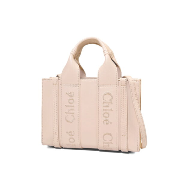 33067 0 Chloe Woody Mini Shoulder Tote Bag Pink