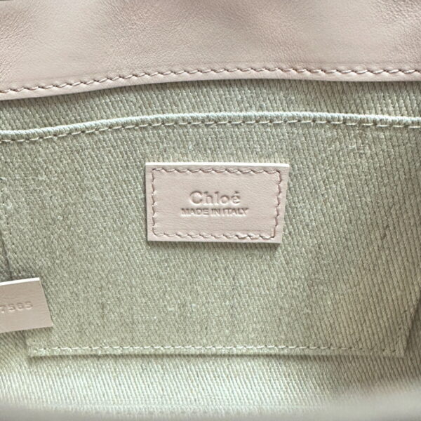 33067 4 Chloe Woody Mini Shoulder Tote Bag Pink