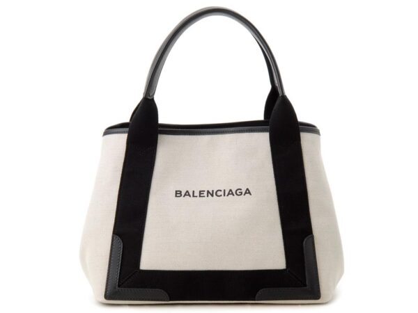 339933 aq38n 1081 n Balenciaga Blue Cabas S Tote Bag