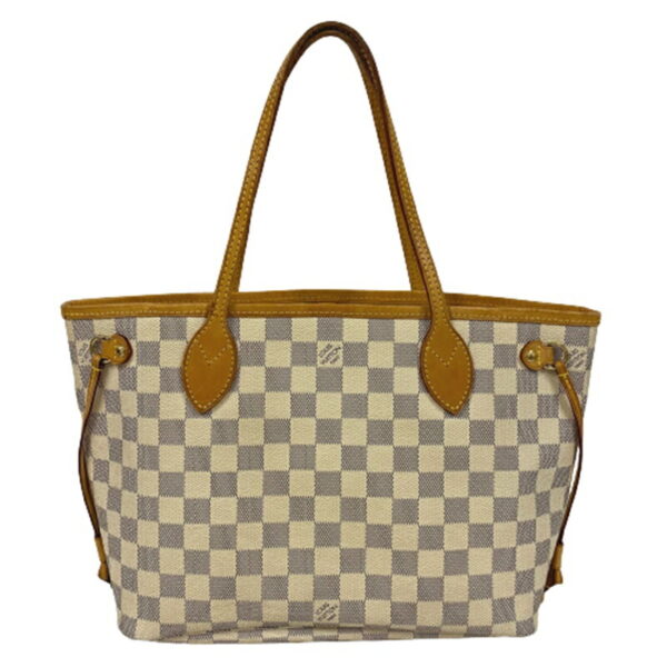 34 20231003 Louis Vuitton Neverfull PM Tote Bag Damier Azur Beige