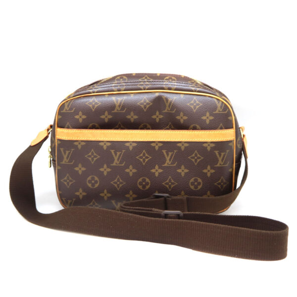 340 1 Louis Vuitton Reporter PM Shoulder Bag Monogram Canvas Brown