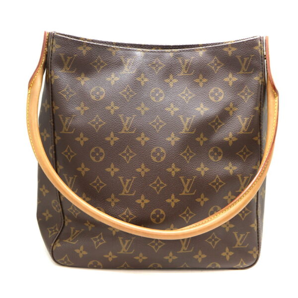 3406 1 Louis Vuitton Looping GM Handbag Monogram Canvas Brown