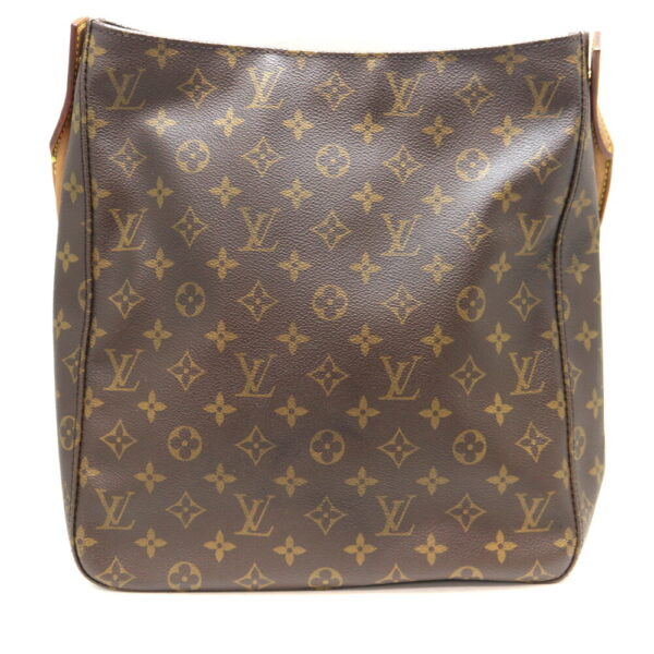 3406 2 Louis Vuitton Looping GM Handbag Monogram Canvas Brown