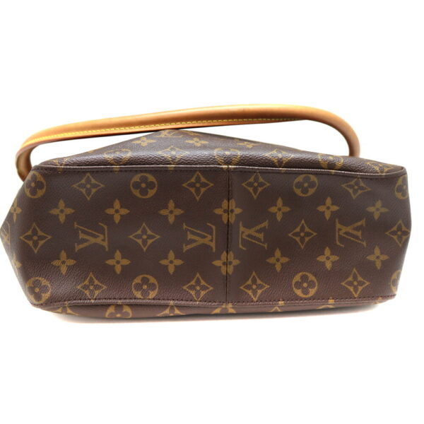 3406 5 Louis Vuitton Looping GM Handbag Monogram Canvas Brown