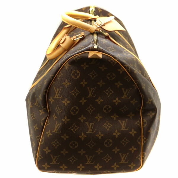 344 3 Louis Vuitton Keepall 55 Bag Monogram Brown