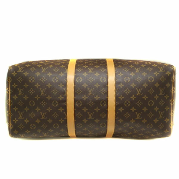 344 5 Louis Vuitton Keepall 55 Bag Monogram Brown