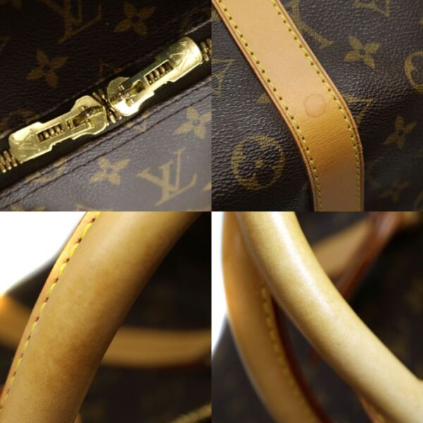 344 8 Louis Vuitton Keepall 55 Bag Monogram Brown