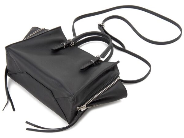 357333 dlq0n 1000 1 Balenciaga Papier Mini Shoulder Bag Black