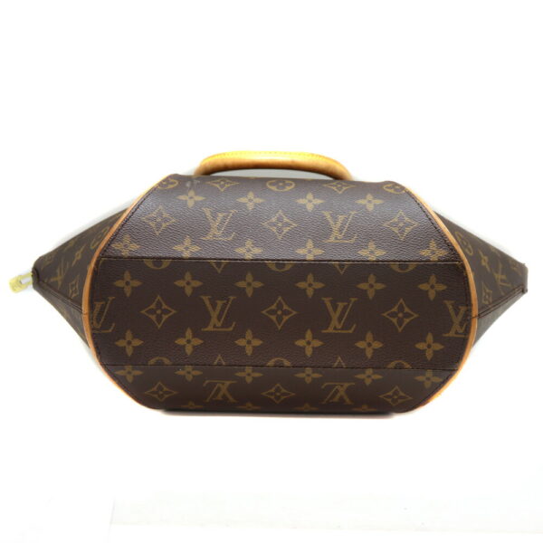 3586 5 Louis Vuitton Ellipse MM Handbag Monogram Canvas Brown