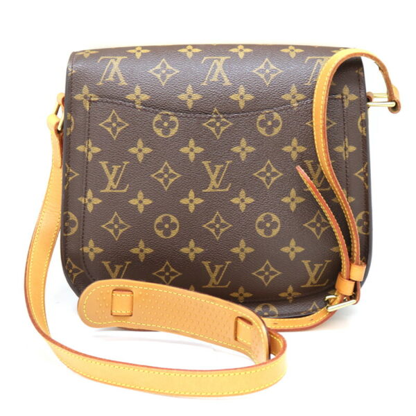 359 2 Louis Vuitton Saint Cloud Shoulder Bag Monogram Canvas Brown