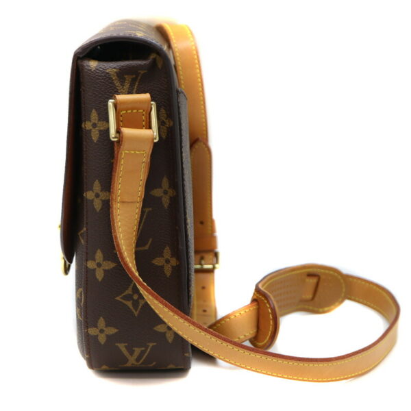 359 3 Louis Vuitton Saint Cloud Shoulder Bag Monogram Canvas Brown