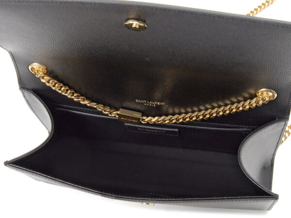 364021 bow0j 1000 2 Saint Laurent Shoulder Bag Black