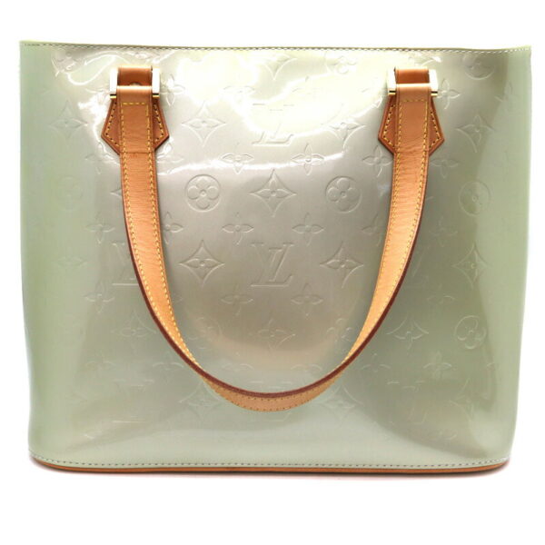 3667 1 Louis Vuitton Houston Handbag Monogram Vernis Gris Green