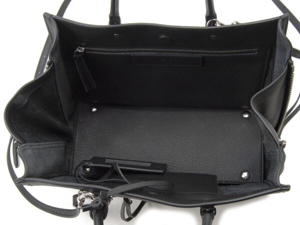 370926 dlq0n 1000 2 Balenciaga Paper Noir A6 Handbag Black