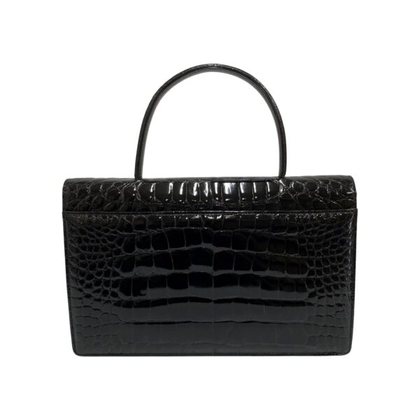 371b233189528 5 Givenchy Croco Leather 2way Handbag Shoulder Bag Black