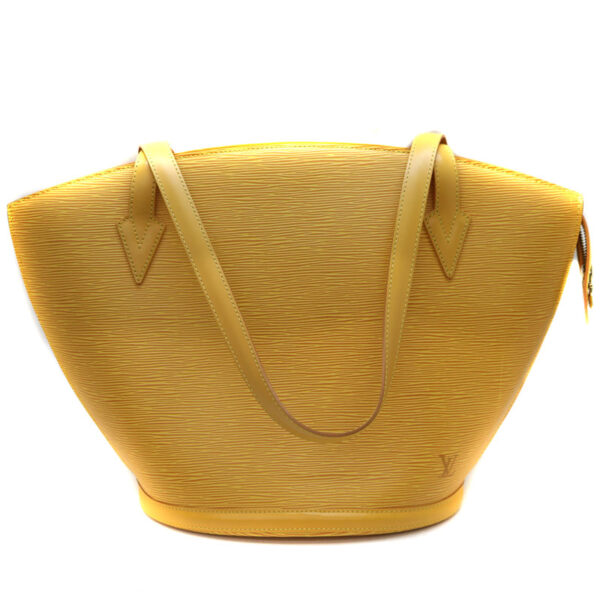 3770 1 Louis Vuitton Saint Jacques Shoulder Bag Leather Yellow