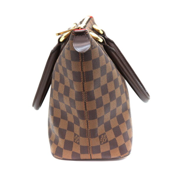 3773 3 Louis Vuitton Saleya PM Tote Bag Damier Ebene Canvas Brown