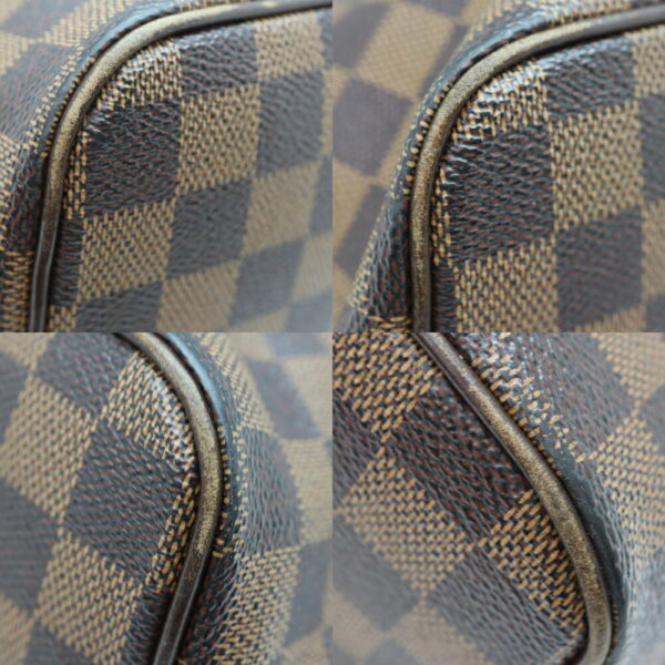 3773 6 Louis Vuitton Saleya PM Tote Bag Damier Ebene Canvas Brown