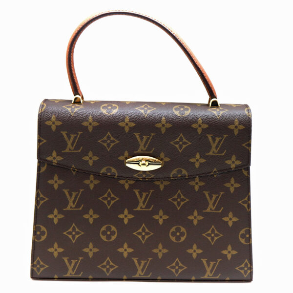 378 1 Louis Vuitton Malsherbe Handbag Monogram Canvas Brown