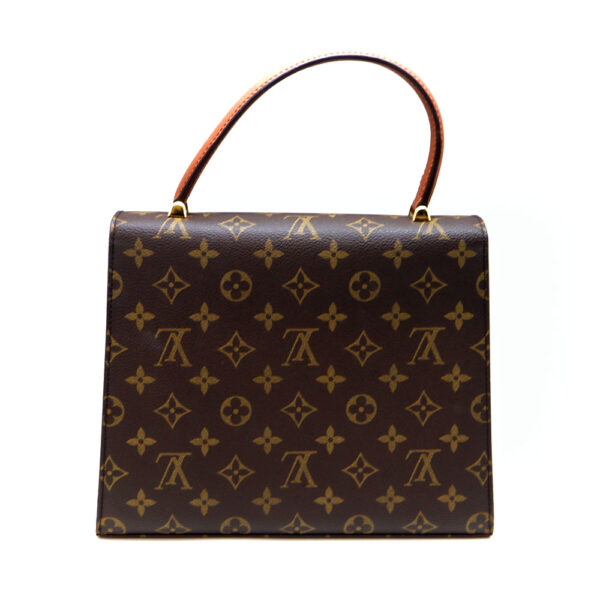 378 2 Louis Vuitton Malsherbe Handbag Monogram Canvas Brown