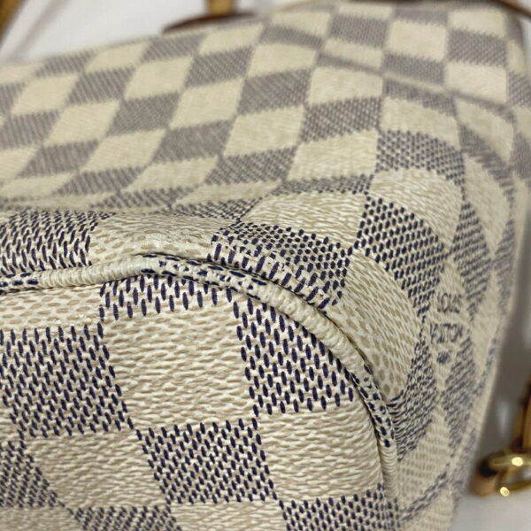 38 20231003 Louis Vuitton Neverfull PM Tote Bag Damier Azur Beige