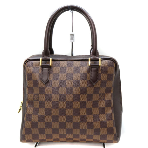 3813 1 Louis Vuitton Brera Handbag Damier Canvas Ebene Brown