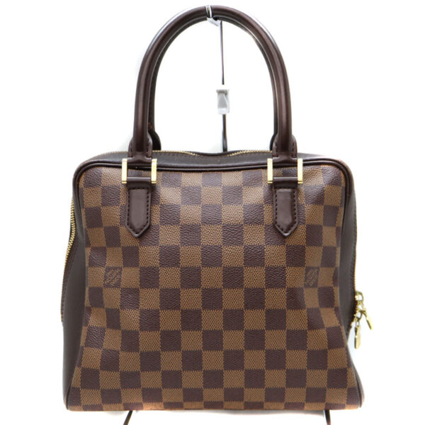 3813 2 Louis Vuitton Brera Handbag Damier Canvas Ebene Brown