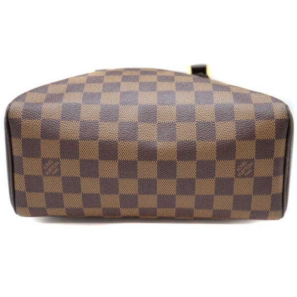 3813 5 Louis Vuitton Brera Handbag Damier Canvas Ebene Brown