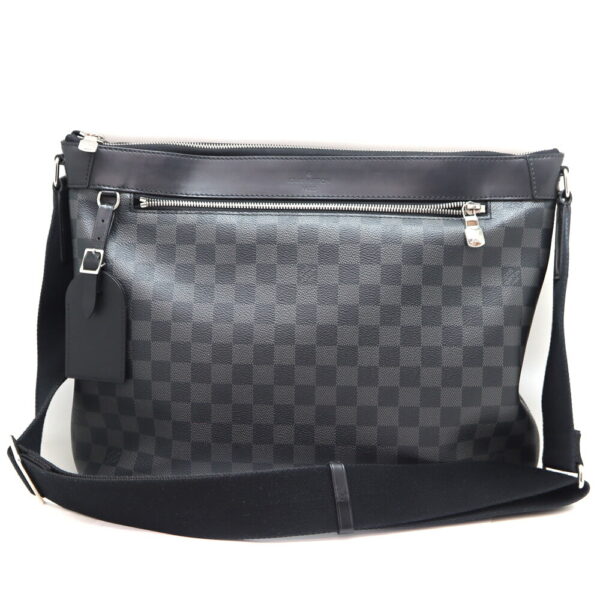 3826 1 Louis Vuitton Mick PM NM Shoulder Bag Damier Graphite