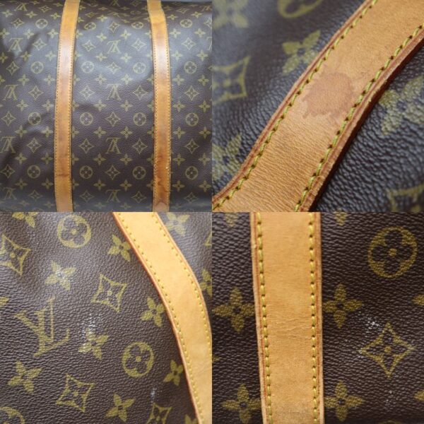 3894 12 Louis Vuitton Keepall Bandouliere 60 Bag Monogram Canvas