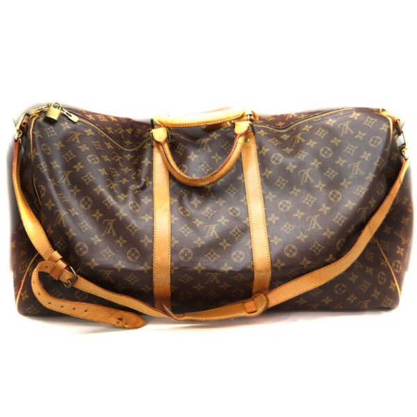 3894 2 Louis Vuitton Keepall Bandouliere 60 Bag Monogram Canvas